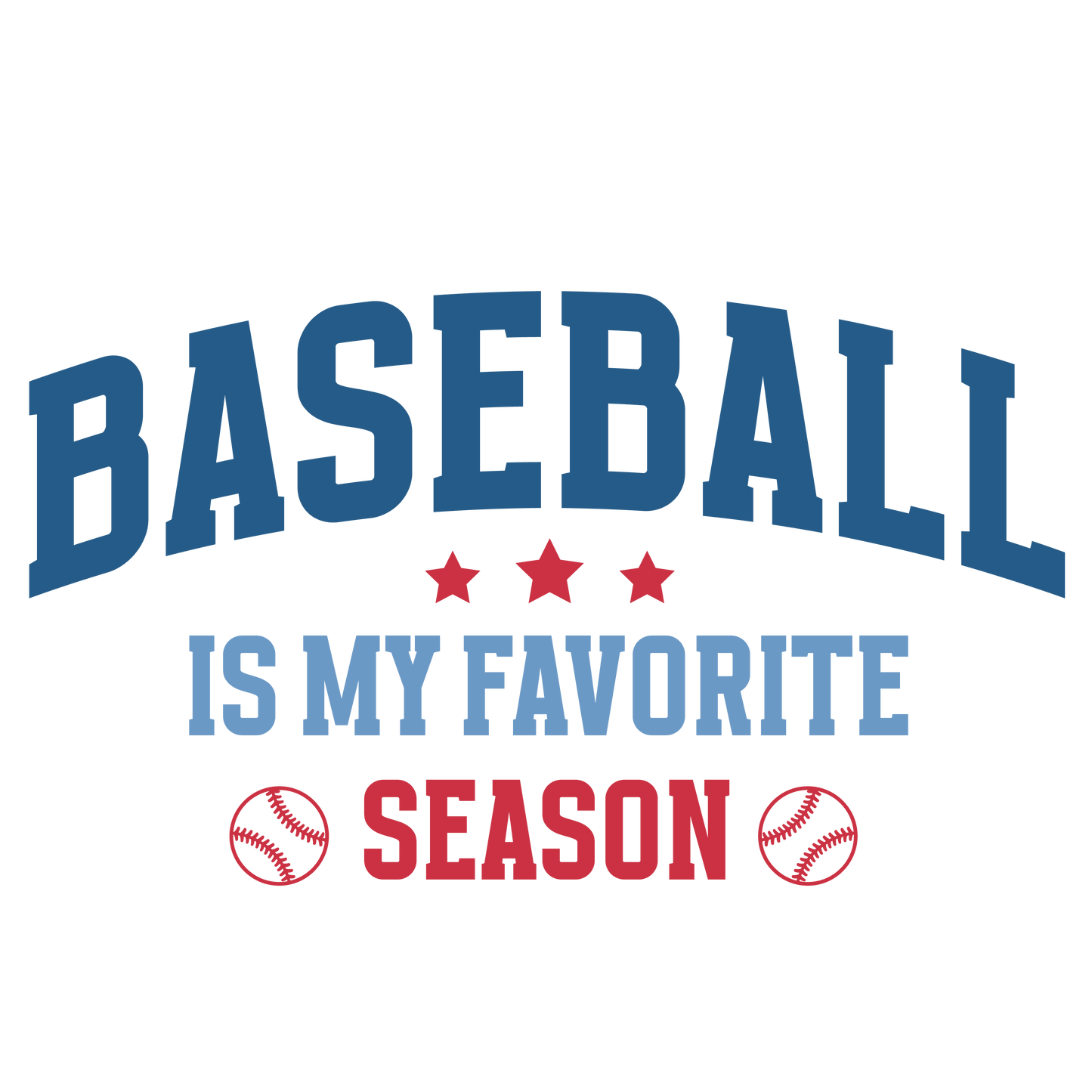 Baseball DTF Transfers