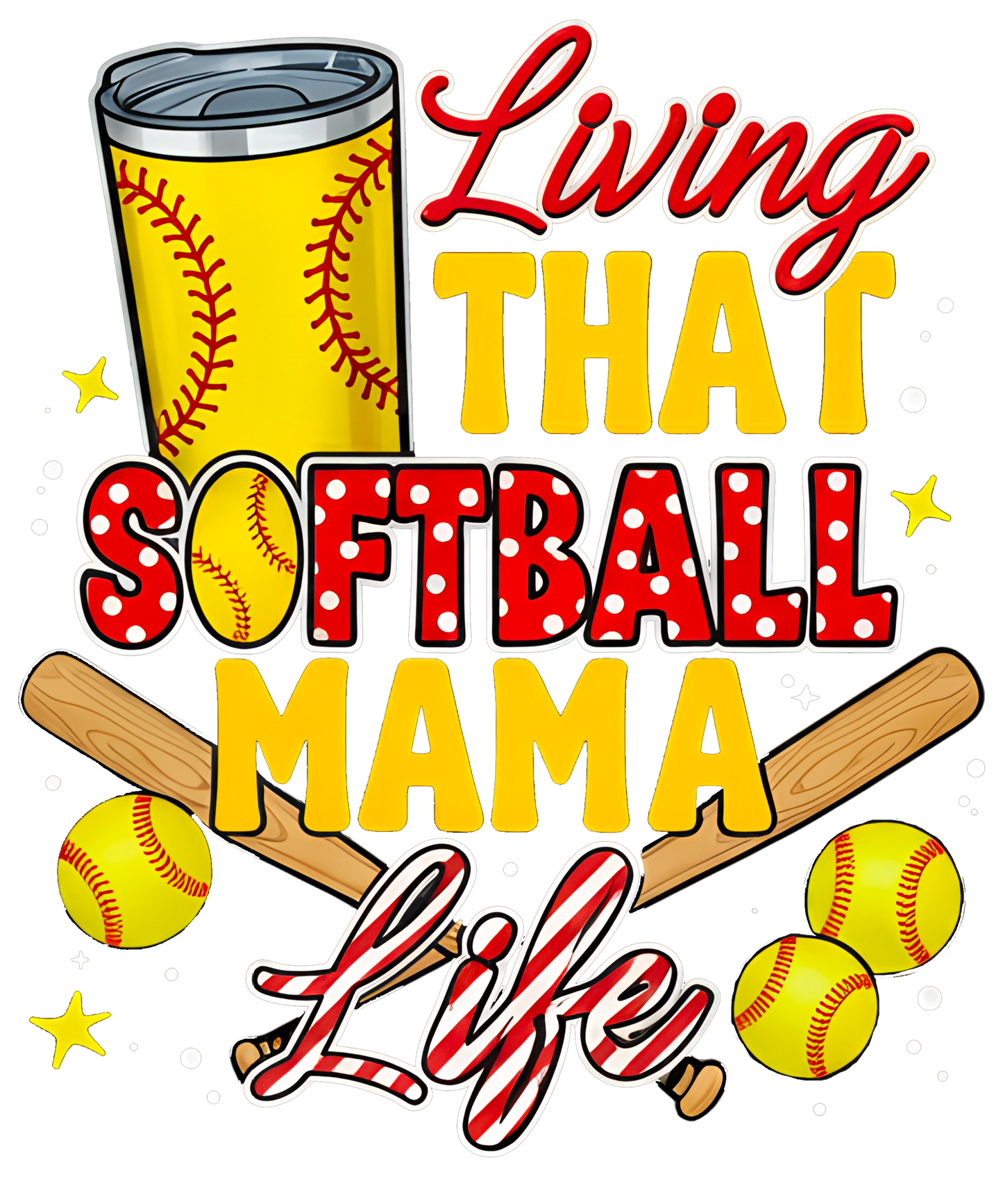 Softball DTF Transfers