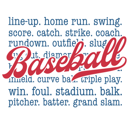 Baseball DTF Transfers