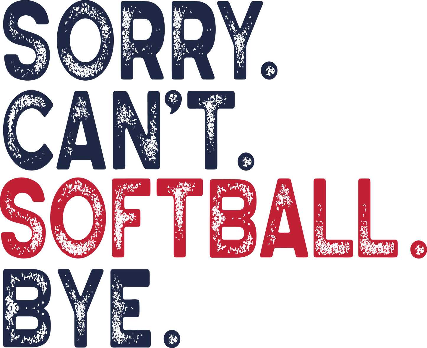 Softball DTF Transfers